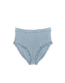 Adore Me Maddey Panty in color Ashley Blue and shape high waisted