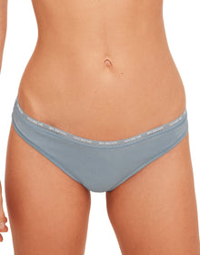 Adore Me Maddey Panty in color Ashley Blue and shape brazilian