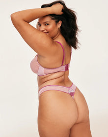 Adore Me Alyshia Thong Panty in color AM Bday Cupcake Motif and shape thong