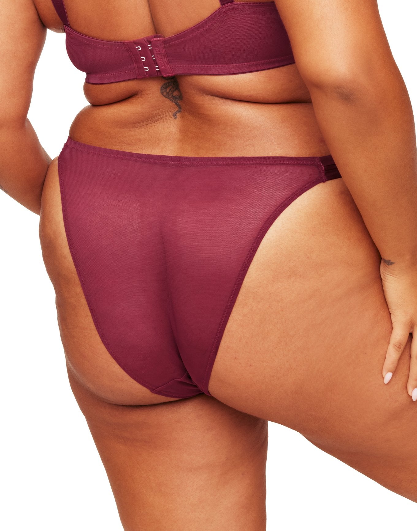Adore Me Dianna Brazilian Panty in color Gem Lace C02 and shape brazilian