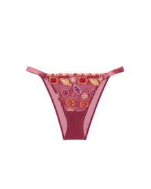 Adore Me Dianna Brazilian Panty in color Gem Lace C02 and shape brazilian