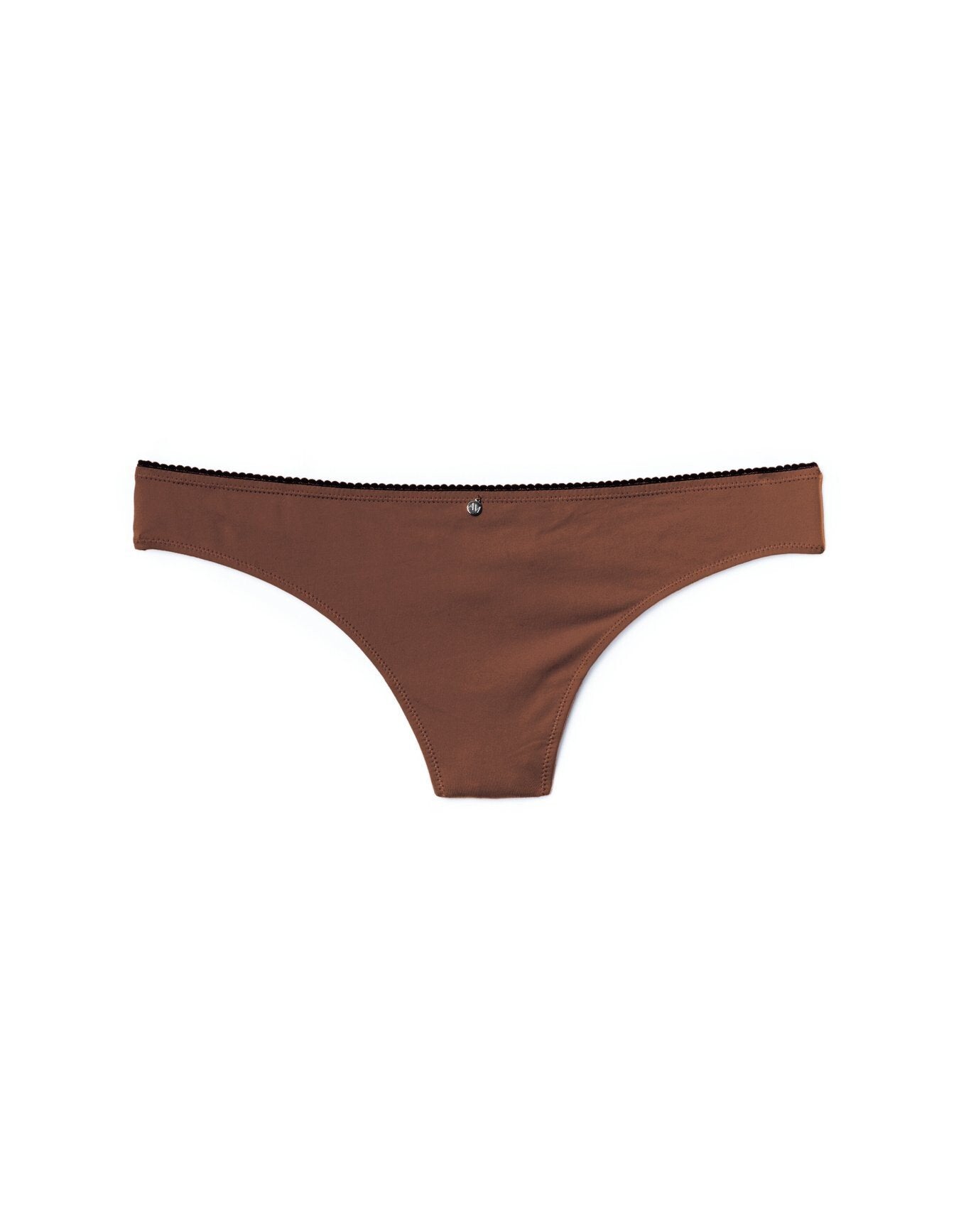 Adore Me Johanna Thong Panty in color Brown Patina and shape thong