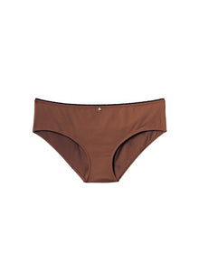 Adore Me Johanna Bikini Panty in color Brown Patina and shape hipster