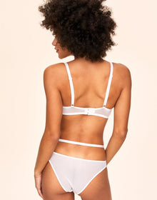 Adore Me Contour Quarter Cups in color Bright White and shape quarter cup