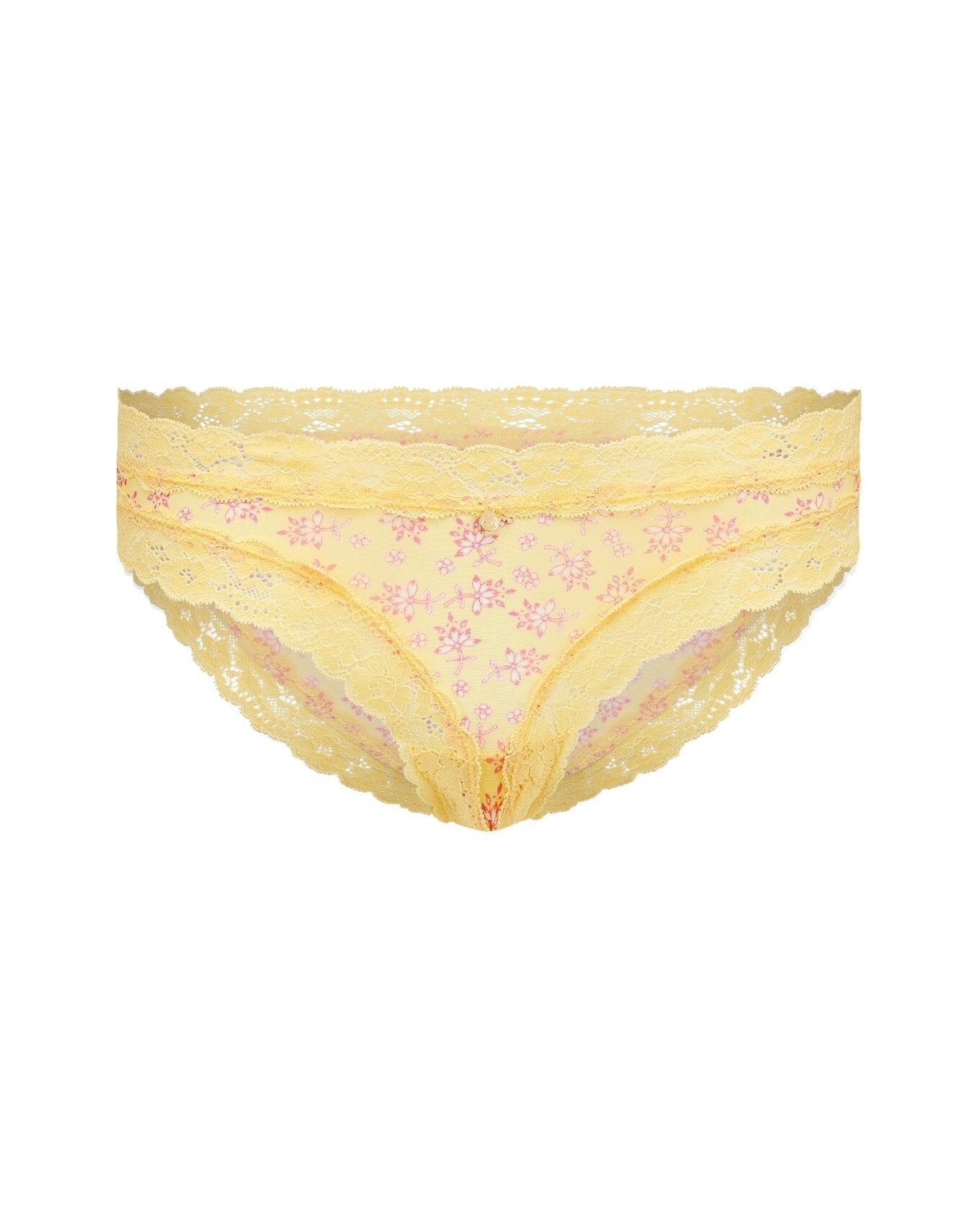 Adore Me Akari Regular Rise Panty in color Joyful Ditsy C01Y and shape bikini