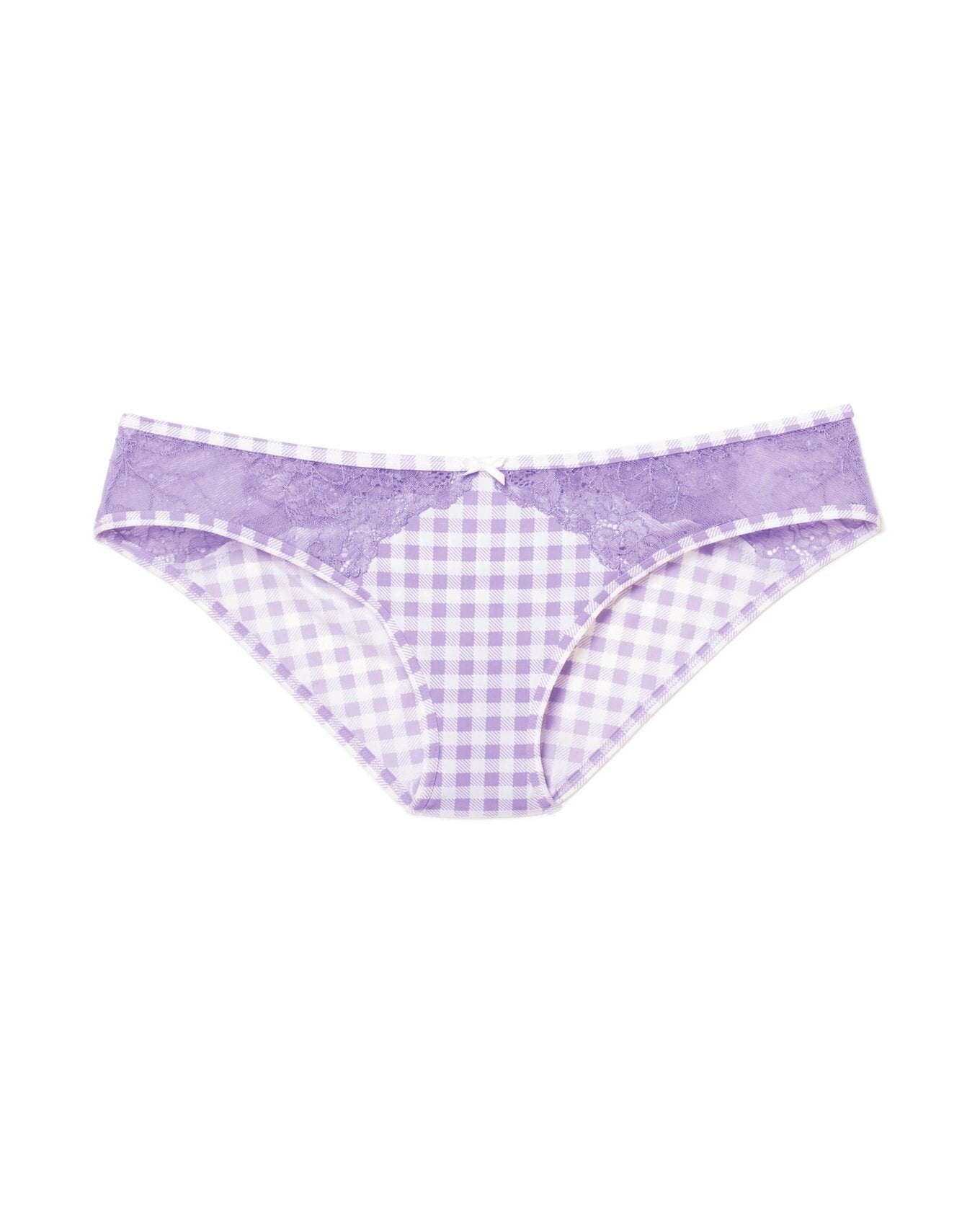 Adore Me Caen Bikini Panty in color Purple Rose and shape bikini