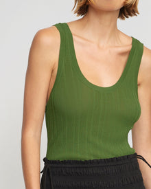 Joanna | Andee Ribbed Sweater Tank in Size Small