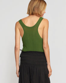 Joanna | Andee Ribbed Sweater Tank in Size Small