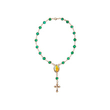 The Emerald Rosary Anklet | Gold filled 18KT Gold Vermeil