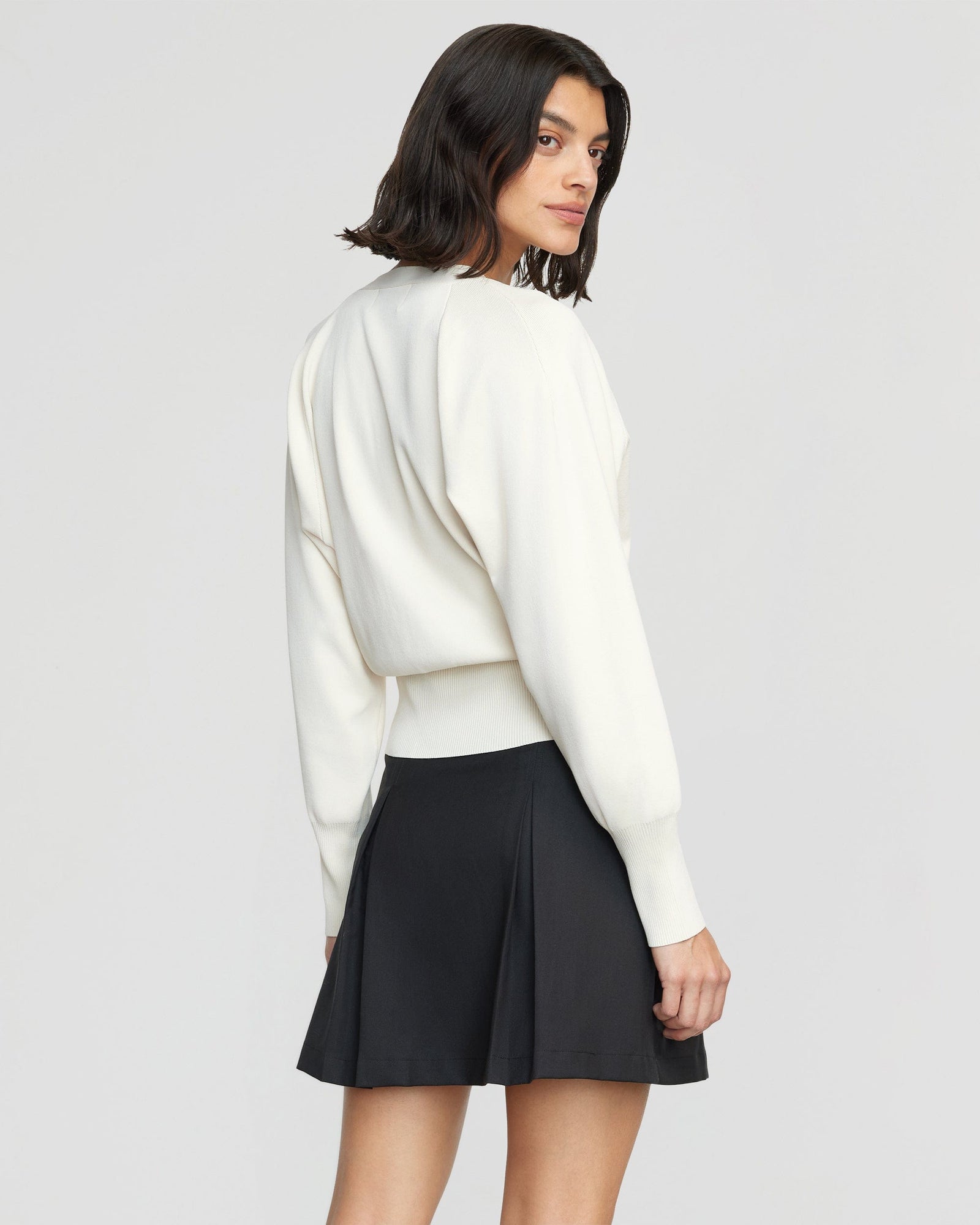 Bianca | Annett Tailored Pleated Mini Skirt in Size Small