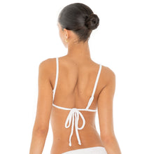 Are You Am I - Chiku Bikini Top **white