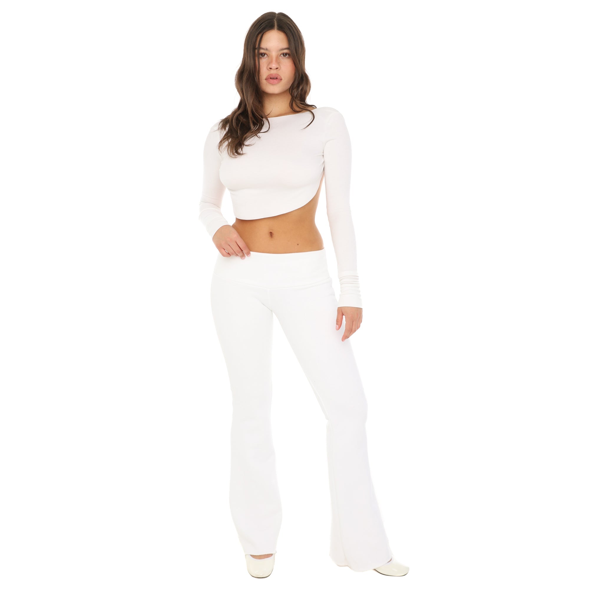 Are You Am I - Zuzu Pant **white