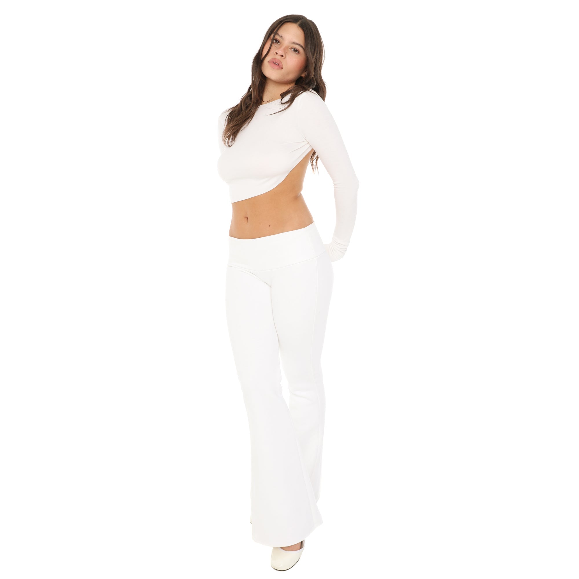 Are You Am I - Zuzu Pant **white