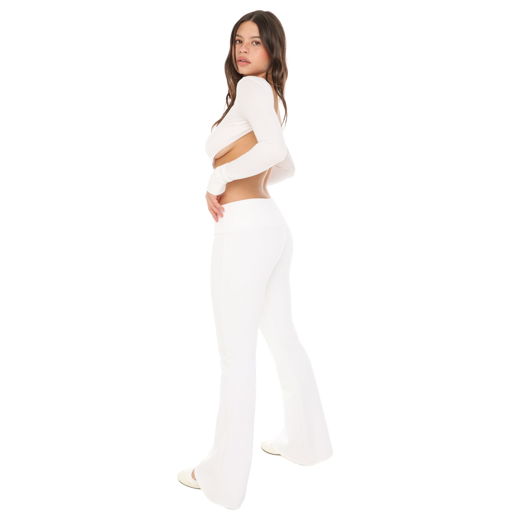 Are You Am I - Zuzu Pant **white