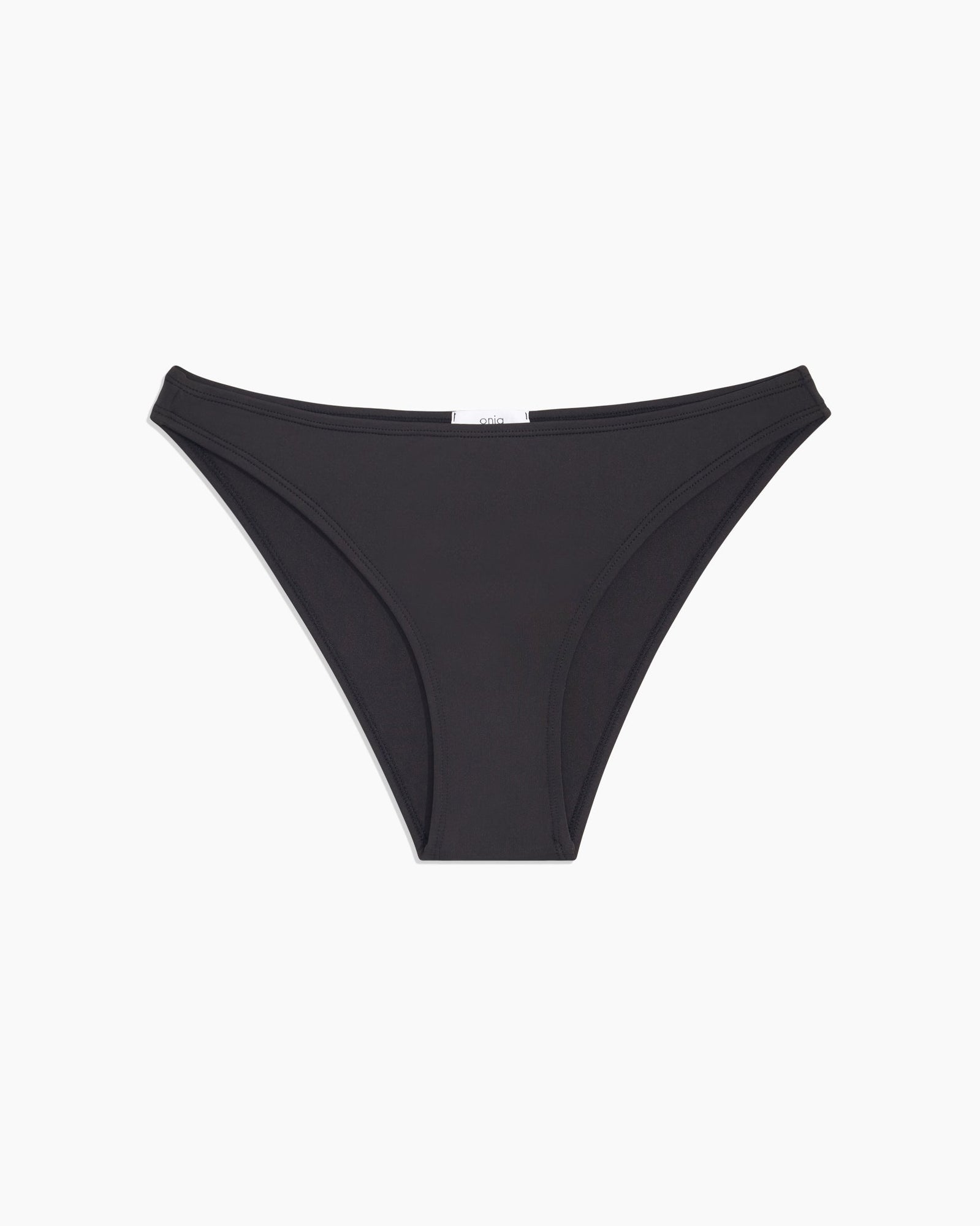 Womens | Ashley Tricot Bikini Bottom | Black
