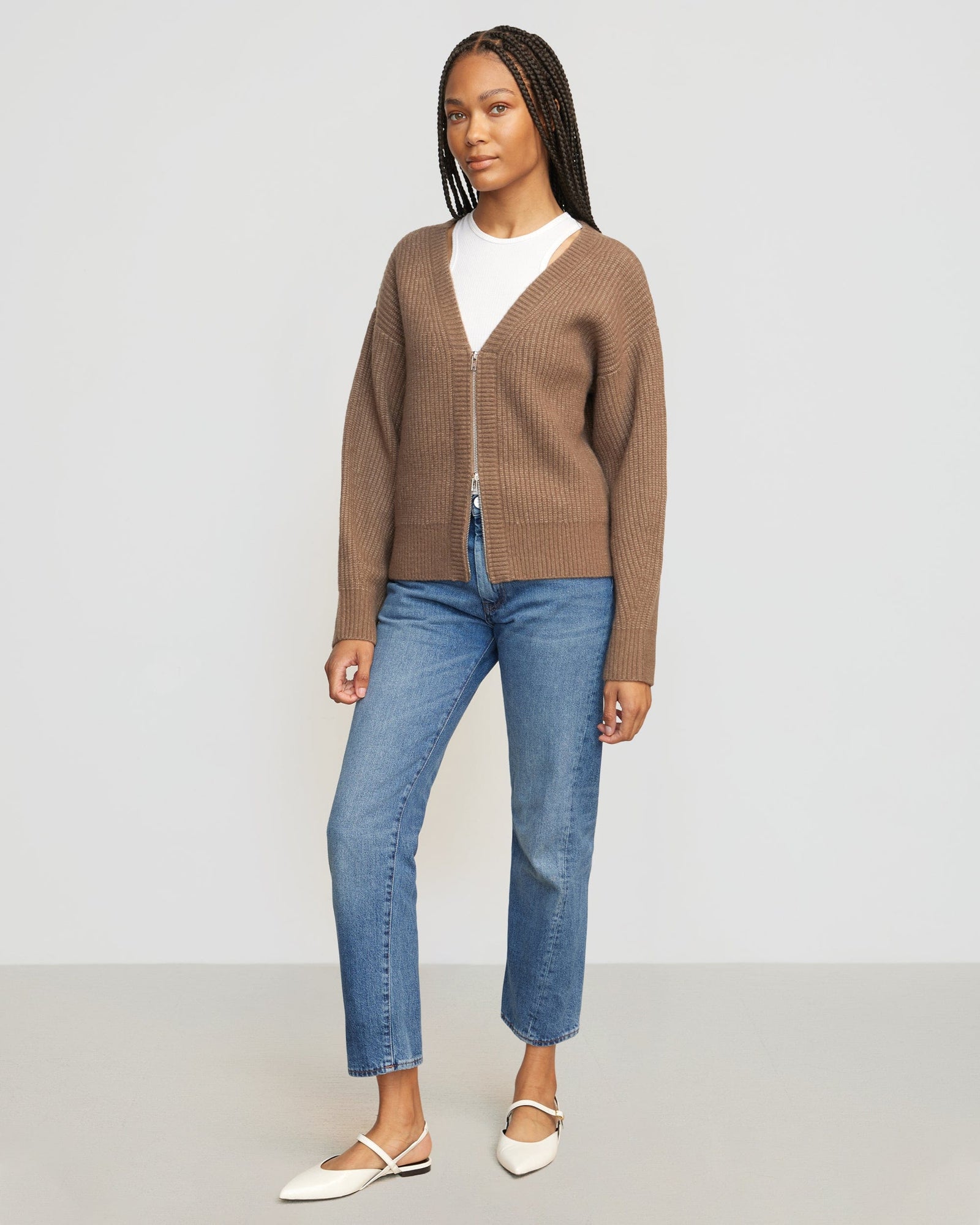 Dido | Austin Two-Way Zip Sweater in Size Small