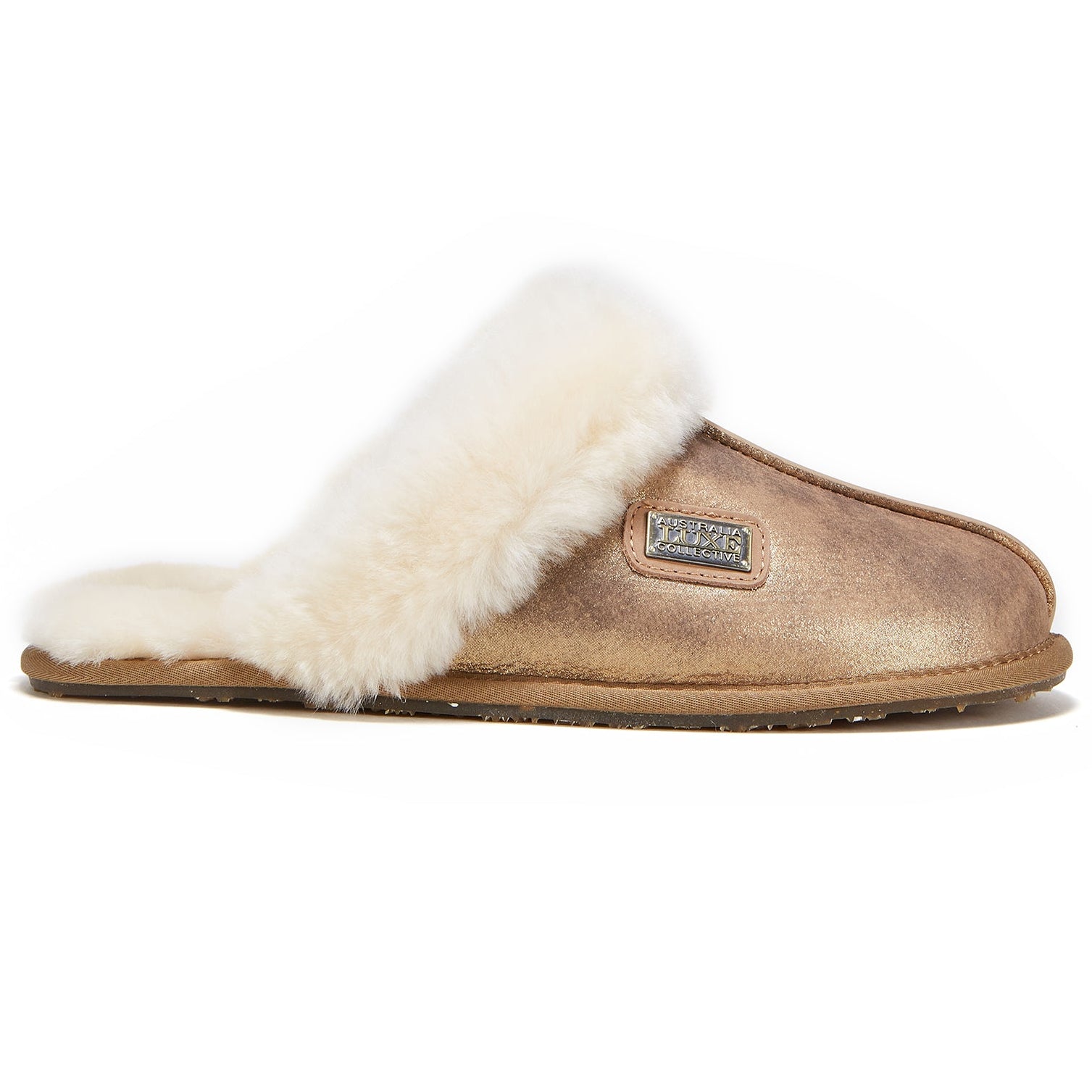 CLOSED MULE ANTIQUE GOLD - Australia Luxe Collective