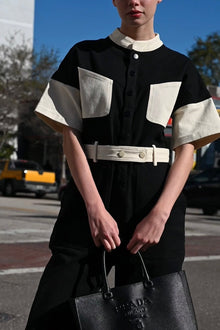 Arlo Jumpsuit | Black & White