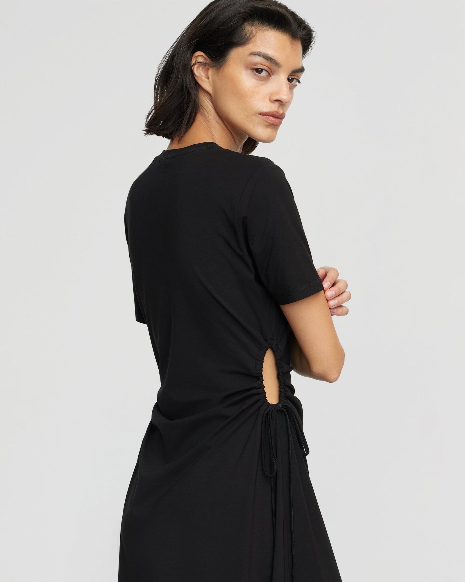 Bianca | Bashir Open-Side Jersey Dress Size Small