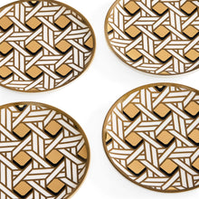 Basketweave Coasters - details view
