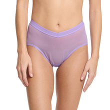 Mesh High Cut French Brief | Grape Juice (Purple)