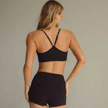 Simple Sport Top | Black Rib