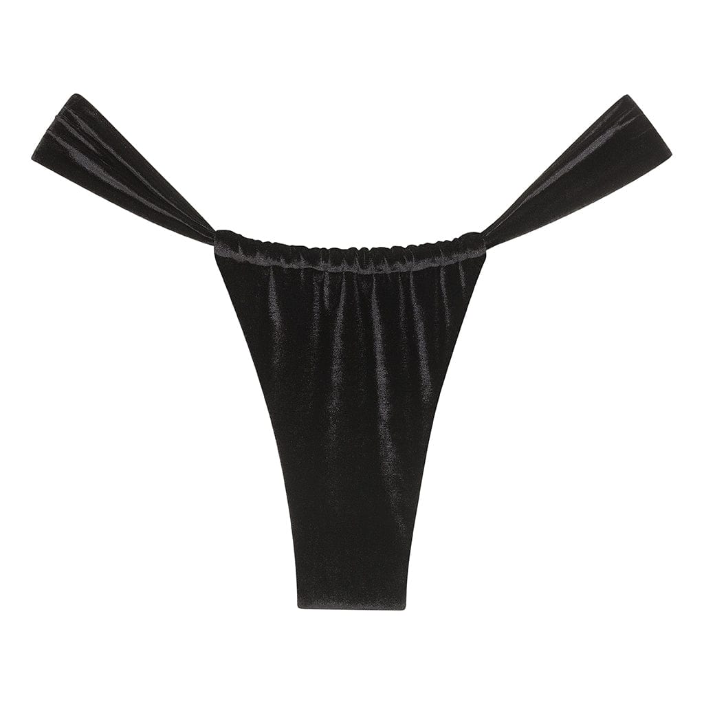 Sandra Bikini Bottom | Black Velvet