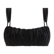 Victoria Bikini Top | Black Velvet