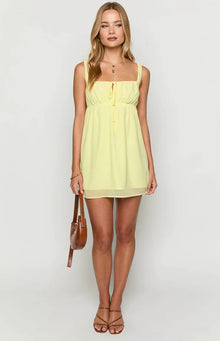 Brooke Mini Dress | Yellow
