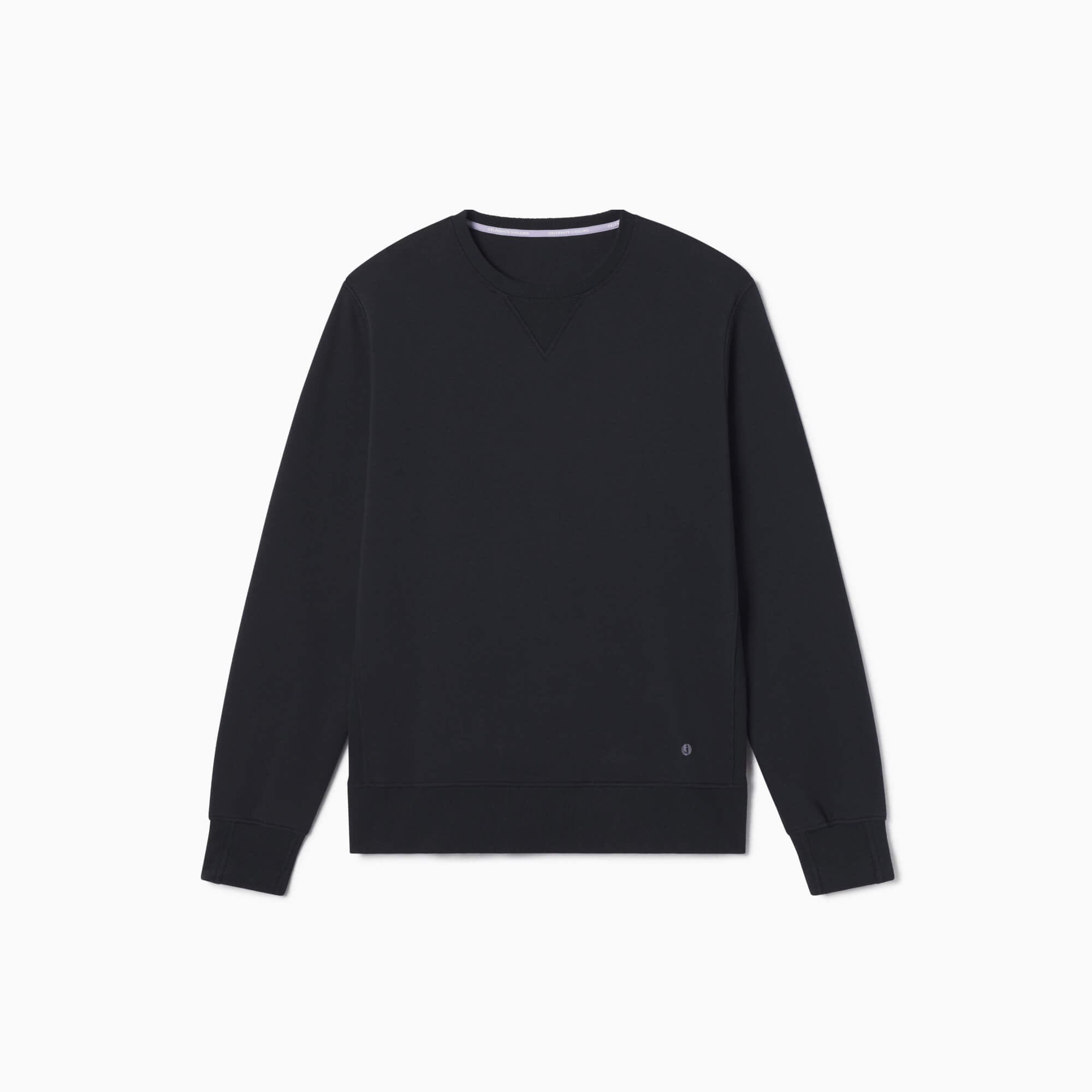 Heavyweight Recycled Fleece Crewneck | Black