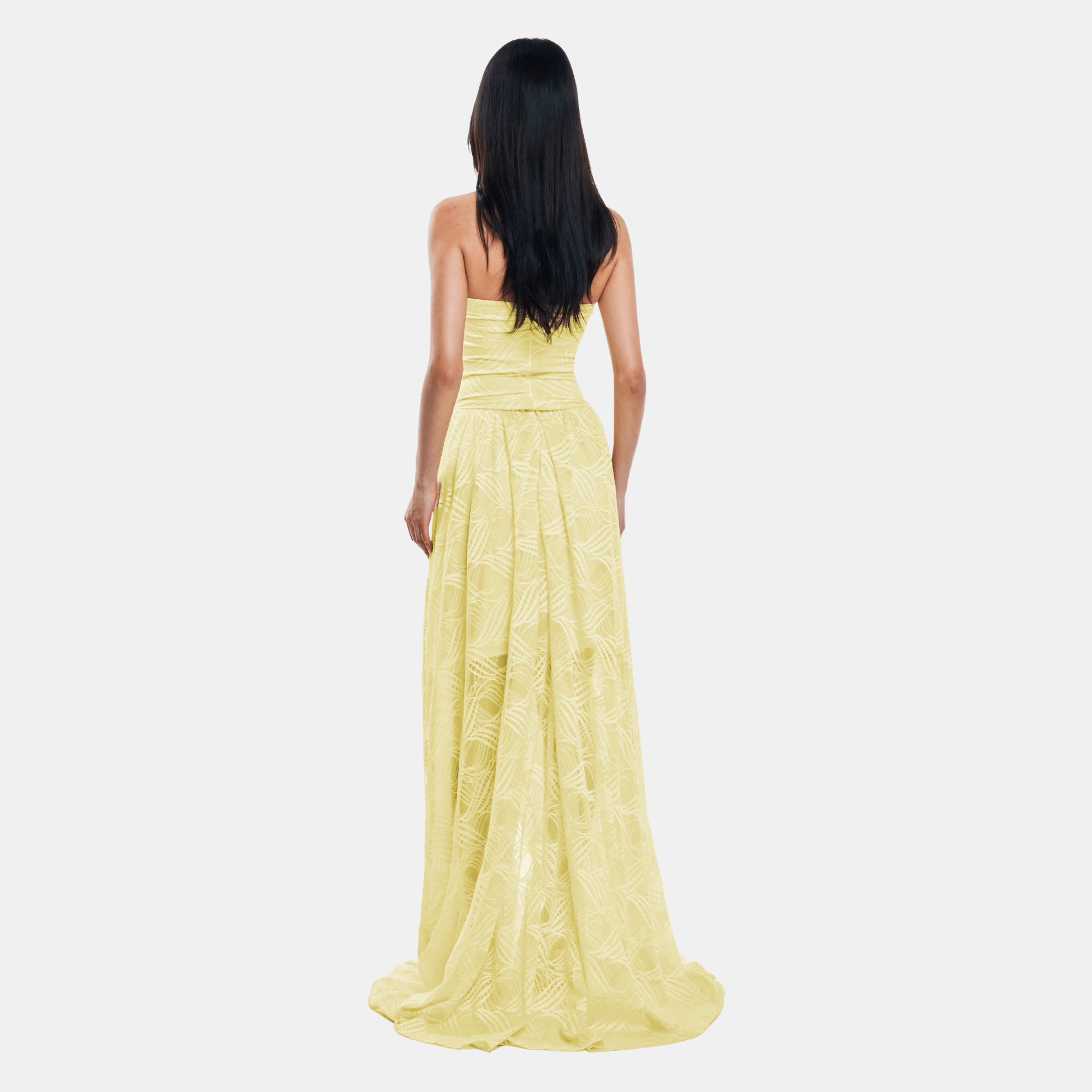 OW Collection CLEO Maxi Dress Dress 229 - Butter Yellow