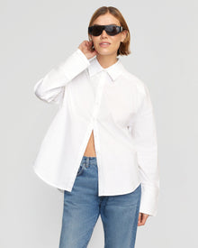 Joanna | Cleo Oversized Split-Back Shirt in Size Small