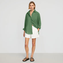 Joanna | Dakota Oversized Organic Cotton Shirt in Size Small