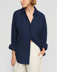 Joanna | Dakota Oversized Organic Cotton Shirt in Size Small