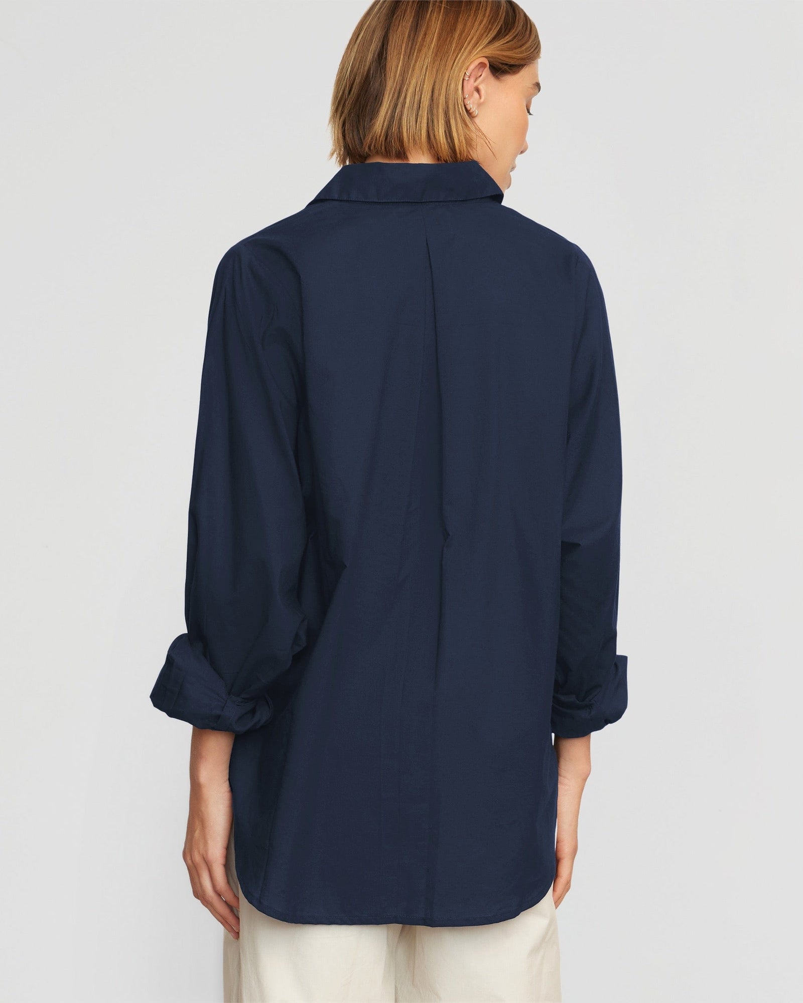 Joanna | Dakota Oversized Organic Cotton Shirt in Size Small