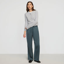 Renée | Dana Stretch-Waist Satin Pant in Size Small