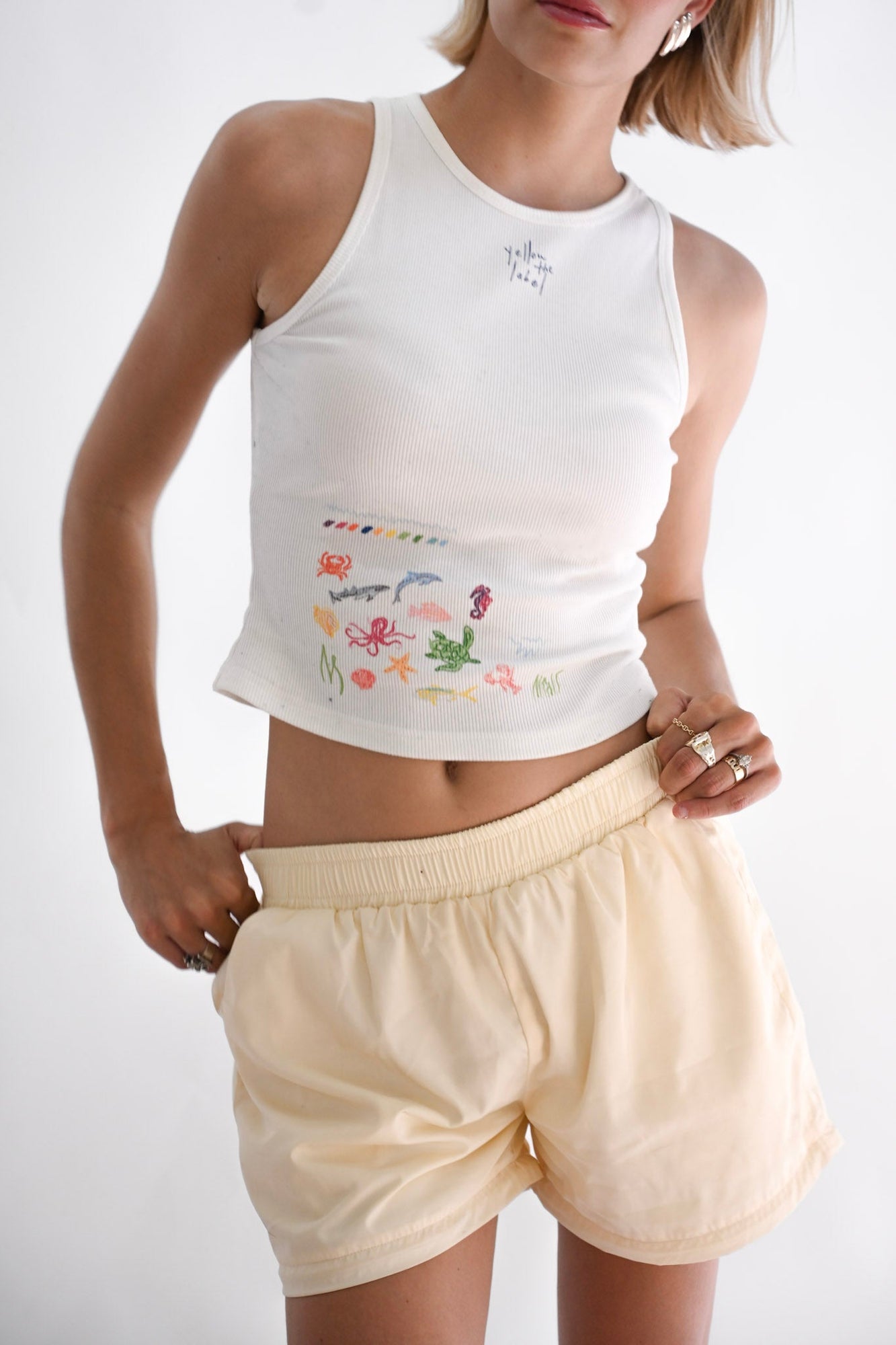 Vince Zip-Off Pants | Butter Yellow