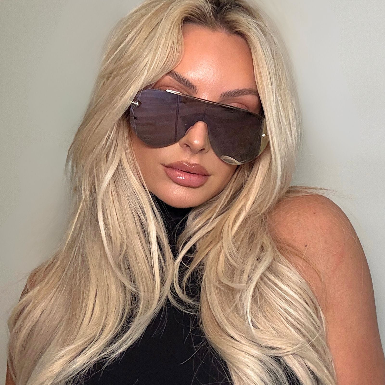 Unisex | Imani Sunglasses | Gold | Cherry Blossom Lenses