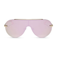Unisex | Imani Sunglasses | Gold | Cherry Blossom Lenses