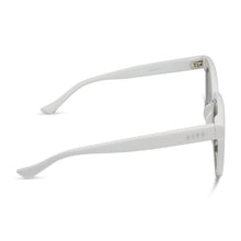 Womens | Meredith Sunglasses | White Cloud | Grey Gradient Polarized Lenses
