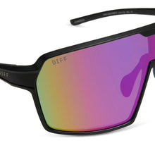Unisex | Charge Sunglasses | Matte Black | Pink Rush Polarized Lenses