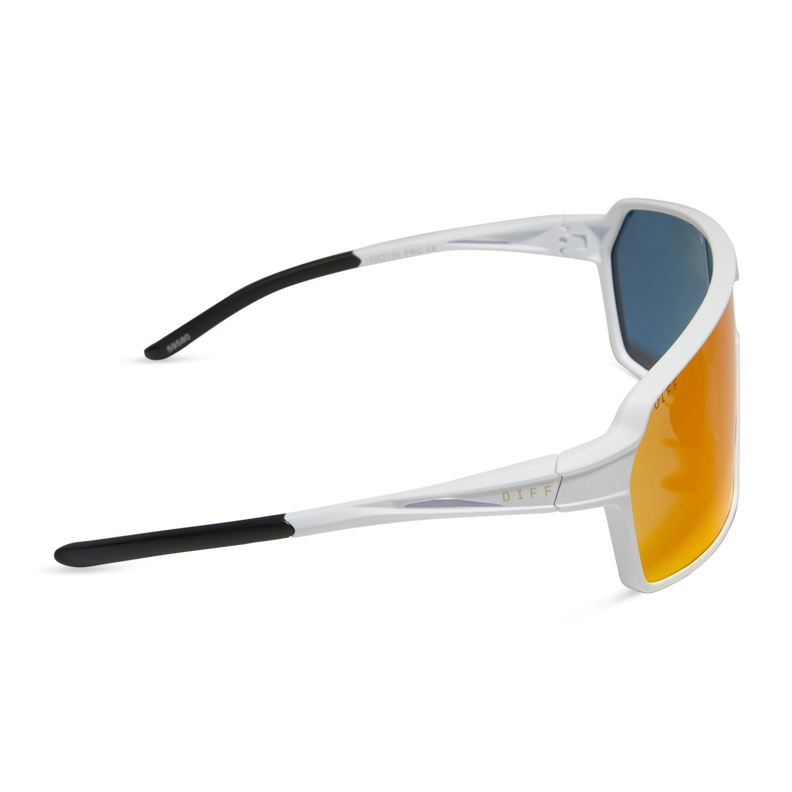 Womens | Charge Sunglasses | Matte White | Sunset Polarized Lenses