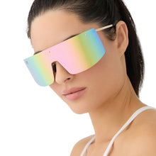Unisex | Grandslam Sunglasses | Gold | Sherbet Rainbow Polarized Lenses