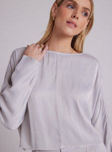 Dolman Sleeve Blouse - Silver Streak