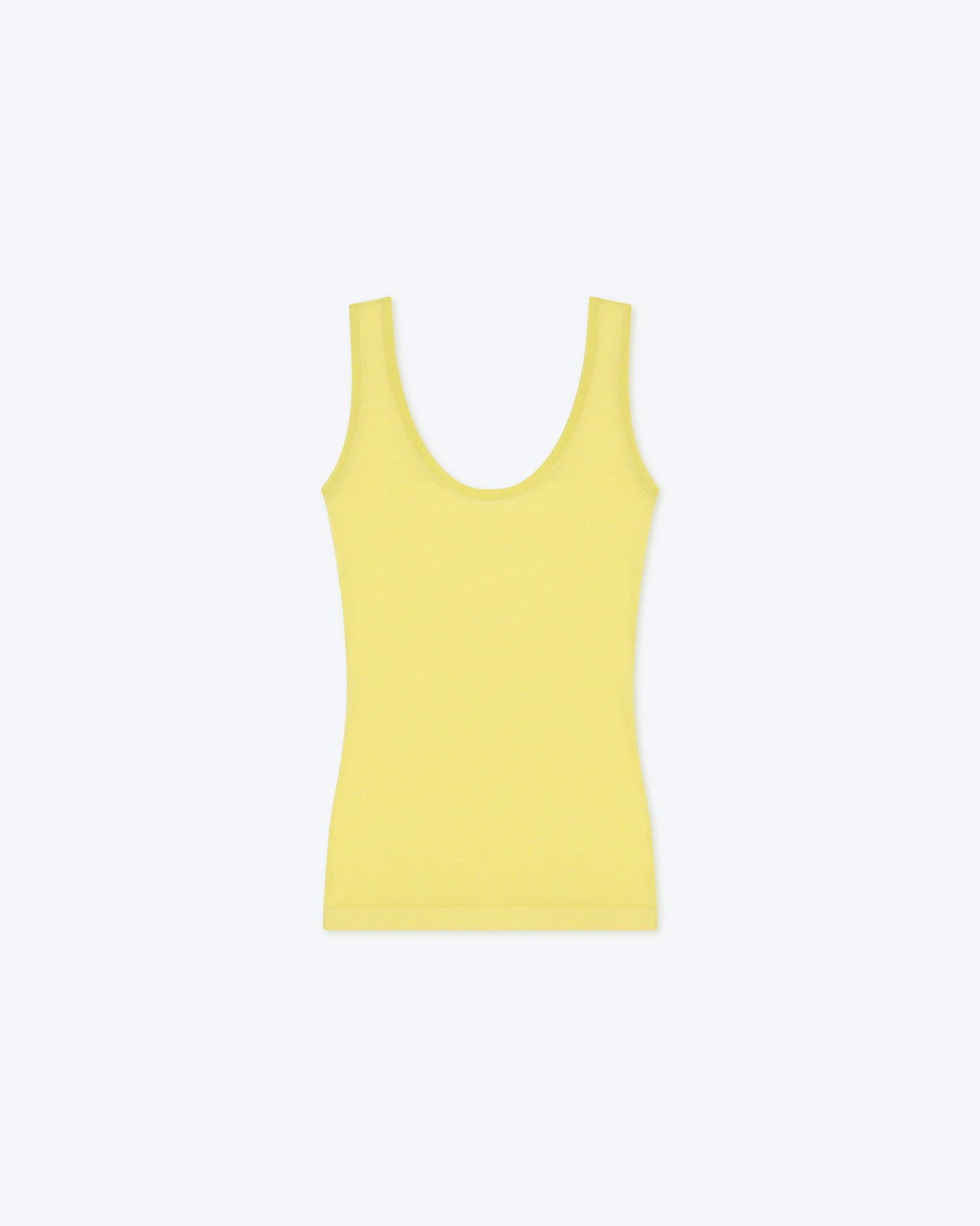 Womens | Arti Merino Wool Tank Top | Lime Superfine Merino