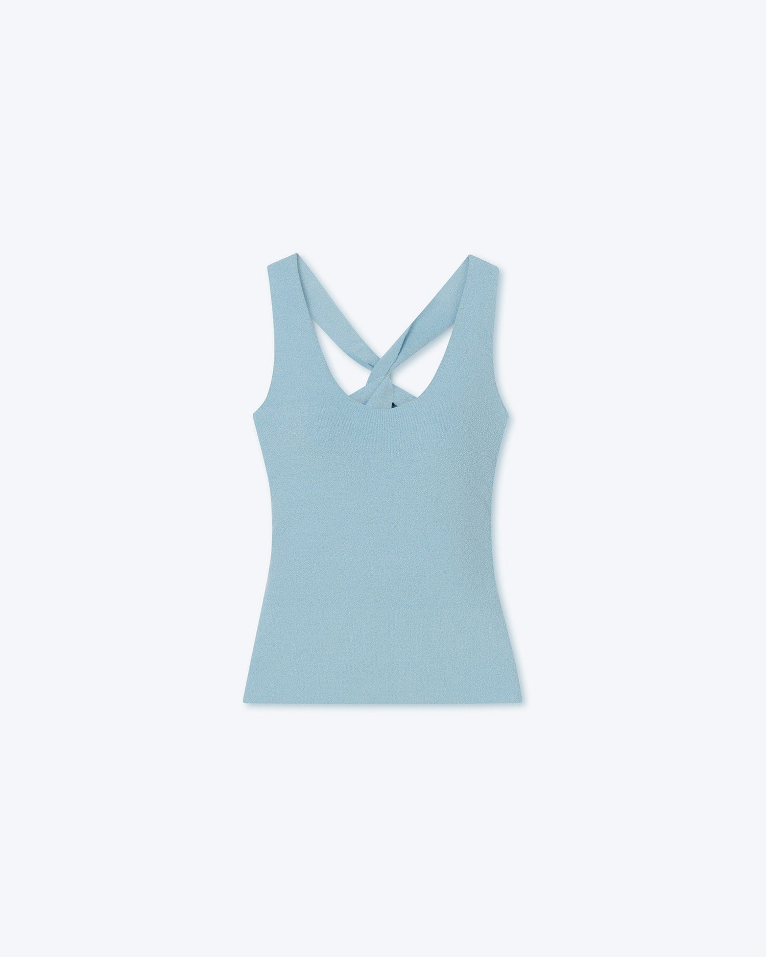 Womens | Joia Terry-Knit Tank Top | Sky