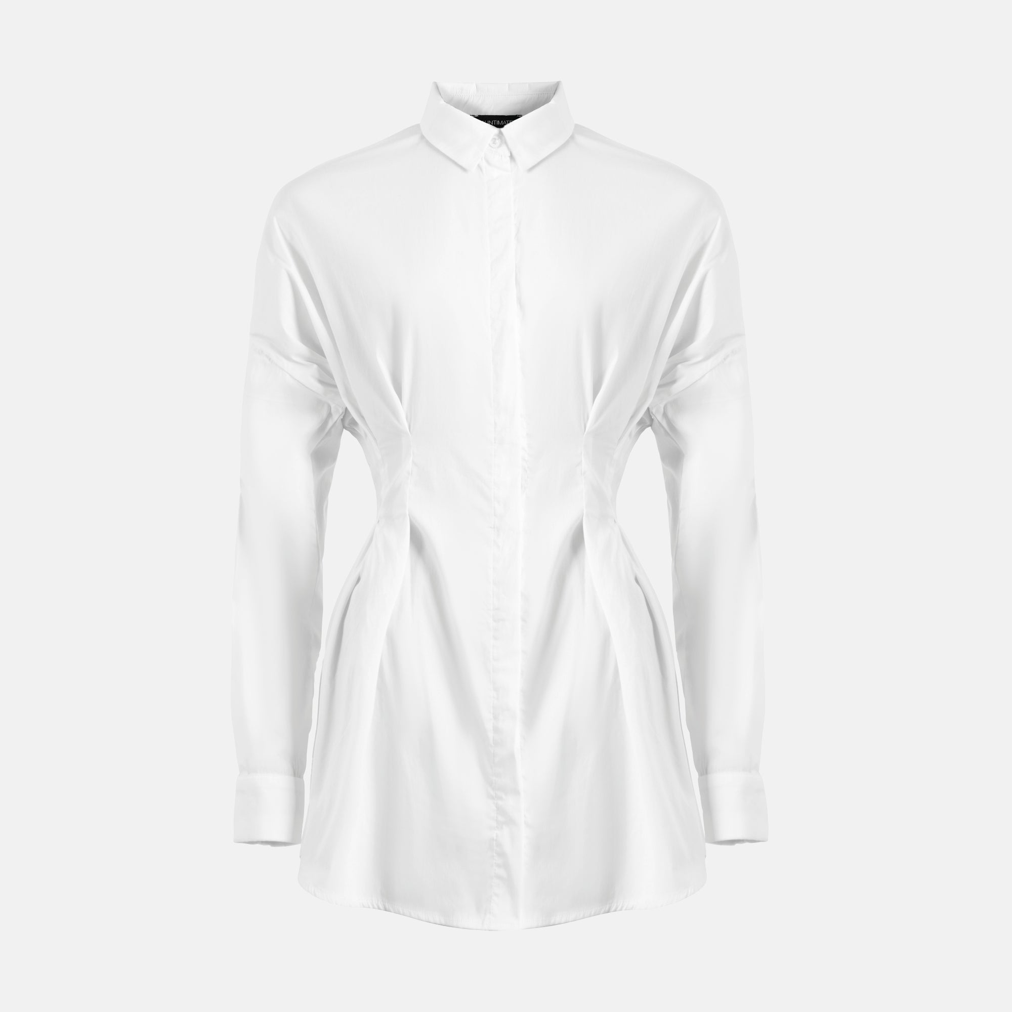 OW Collection ELLA Shirt Dress Dress 001 - White