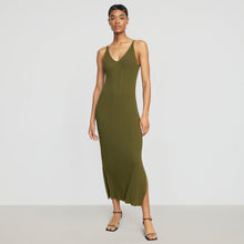 Estella Ribbed Tank Dress | Spring Green