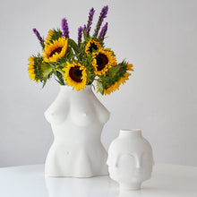 dora maar vase with sunflowers - styled view
