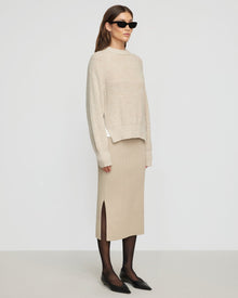 Renée | Faustine Ribbed Knit Skirt in Size Small 